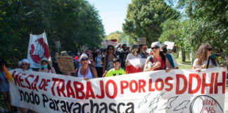 Los Aromos: una multitudinaria marcha repudió el negacionismo