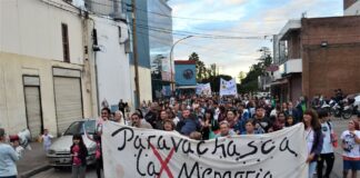 A 40 años de la recuperación de la democracia, Paravachasca marcha por la Memoria