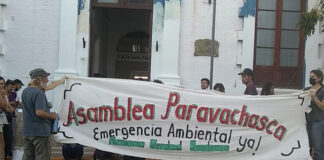 Acampe contra la autovía: Dos detenidos y movilización a la Comisaría