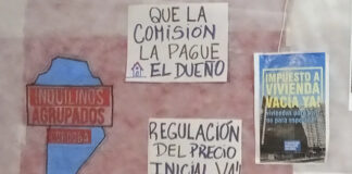 Inquilinos también se movilizan en Córdoba