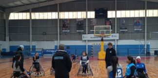 Básquet adaptado: «Las Lobas» entrenan en el Polideportivo