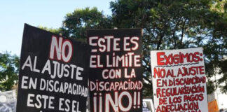 El sector de la discapacidad se moviliza en Córdoba, ante la «situación desesperante» que atraviesa el sector