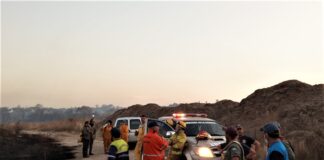 Contuvieron incendio en Despeñaderos y la Provincia activó el Fondo de Desastre