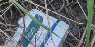 Falda del Carmen: nuevo reclamo por bidones de agroquímicos tirados