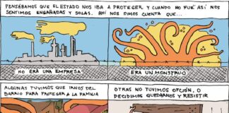 “Un monstruo en mi barrio”: la lucha vecinal contra Porta plasmada en un cómic