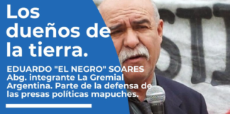 Jornada de reflexión sobre la represión contra el pueblo mapuche