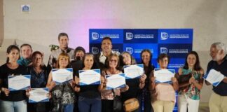 Despeñaderos: entregaron certificados de cursos de oficios
