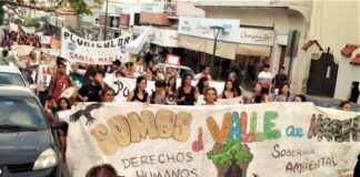 Marcharon por los DDHH, el ambiente, la salud, la educación y el derecho a la protesta