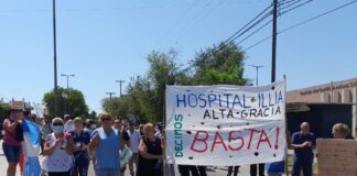El paro del personal de Salud de la provincia se sintió con fuerza en Alta Gracia