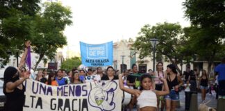 El Paro Internacional Feminista se hizo sentir nuevamente en Alta Gracia
