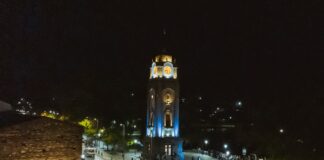Turismo: inauguraron nueva iluminación del Reloj Público