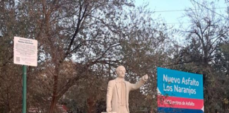 Vecinos y vecinas de Anisacate juntan firmas para restituir la estatua de Néstor Kirchner