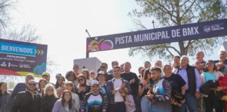 Reformaron la pista de BMX para adaptarla a competencias nacionales e internacionales