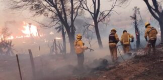 Preocupa un incendio en Potrero de Garay: contenido aunque inestable