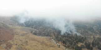 Bomberos combaten un incendio en Villas Ciudad de América y dos en Yacanto de Calamuchita