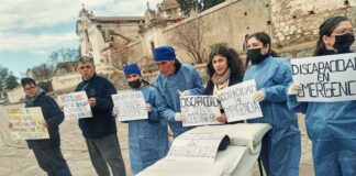 El sector de la discapacidad salió a la calle para visibilizar sus reclamos