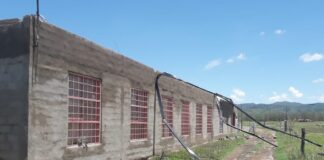 Lanzan campaña solidaria para reparar techos dañados por el temporal en el Instituto Padre Viera
