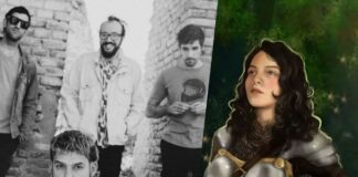 Surikata Ki y Violeta Miranda se presentan en el patio de la Biblioteca Sarmiento