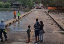 Las lluvias de las últimas 24 horas superaron los promedios habituales de la época en la provincia
