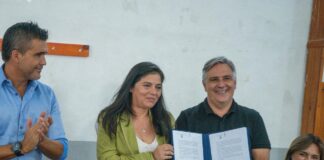 Anunciaron la construcción de un polideportivo social en Los Cedros