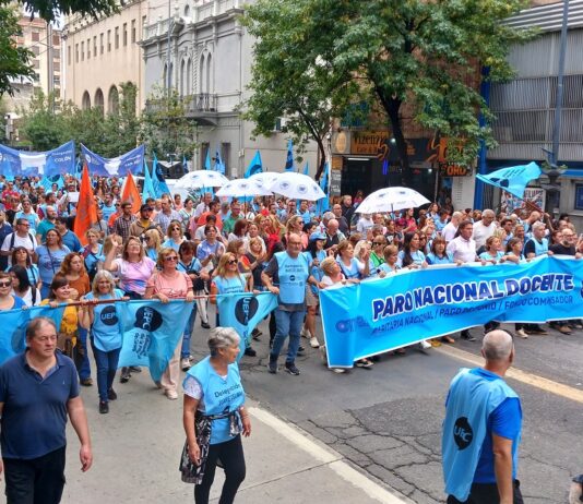 UEPC y SADOP se pliegan al paro docente del 2 de marzo con movilización en la ciudad de Córdoba