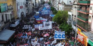 Con la consigna «El hambre es el límite», hubo manifestaciones en 500 puntos del país