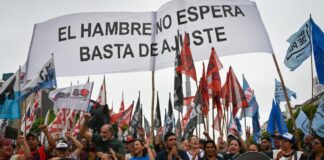Movimientos sociales anunciaron la continuidad del plan de lucha contra el ajuste