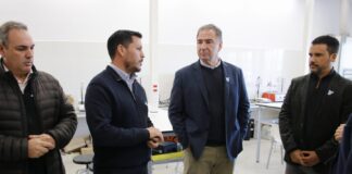 Con la visita del ministro Ferreyra, se lanzó el programa de pasantías y el Paulina Domínguez celebró su estatización