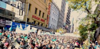 La unidad gremial marcha en Córdoba contra el ajuste y en reclamo de jubilaciones dignas