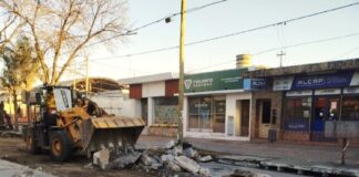 Según la Provincia, la obra de la Avenida del Libertador registra un avance del 18%