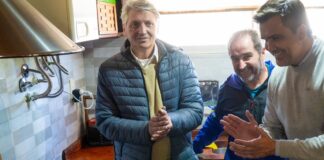 La Rancherita: inauguró la red de gas natural local, que en principio beneficia a la mitad de la población