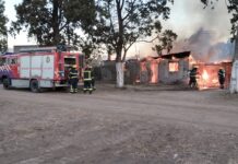 Villa del Prado: una vivienda se incendió en su totalidad en La Donosa
