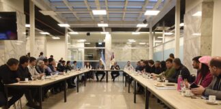 Mandatarios de Santa María expusieron necesidades de obra pública a funcionarios provinciales