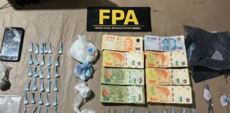 La FPA informó que incautó «1440 dosis de cocaína» en un allanamiento en barrio General Bustos