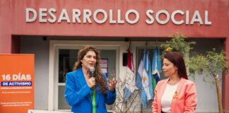 Natalia Contini y Claudia Martínez inauguraron el Punto Mujer de Anisacate