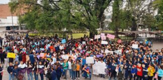 Más de 750 estudiantes participaron en la IX Marcha por los Derechos en Alta Gracia