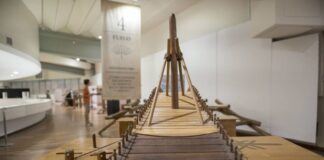 Exponen réplicas de las máquinas de Da Vinci en el Museo de Ciencias Naturales de Córdoba