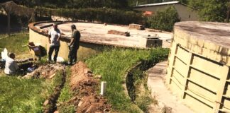 Los Aromos: colocan una bomba de presurización para mejorar la presión de agua en El Vivero