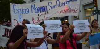 El paro nacional docente contó con una adhesión del 70% en Córdoba y hubo manifestación en Alta Gracia