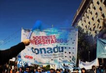 La docencia universitaria se pliega a la marcha contra la reforma laboral, que «profundiza la exclusión y la desigualdad»