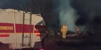 Incendiaron un predio ubicado detrás de las lagunas sanitarias: la Municipalidad denuncia «vandalismo»