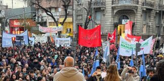 La comunidad de la UNC se movilizó por la Ley de Financiamiento Universitario
