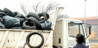Santa Ana: recogen neumáticos fuera de uso para volcarlos a la economía circular