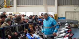 Remataron 52 motos en el Polideportivo y se recaudaron 30 millones de pesos