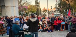 Con un emotivo acto, recordaron a tres militantes de Derechos Humanos en Córdoba