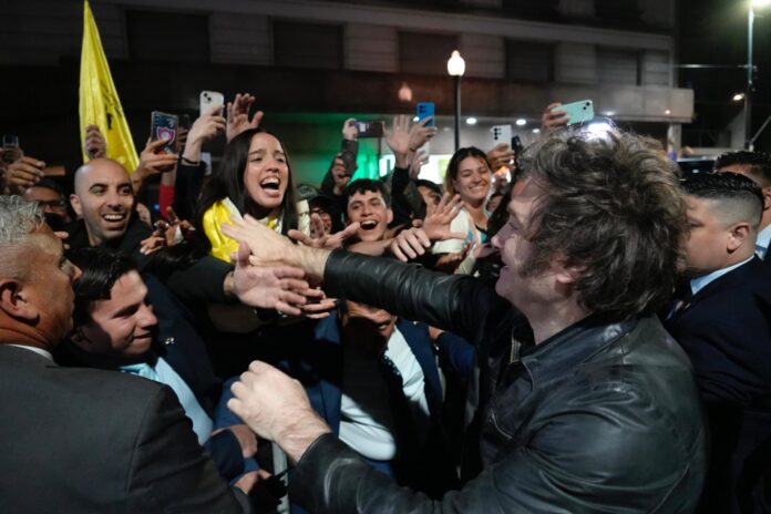 Javier Milei tras las elecciones
