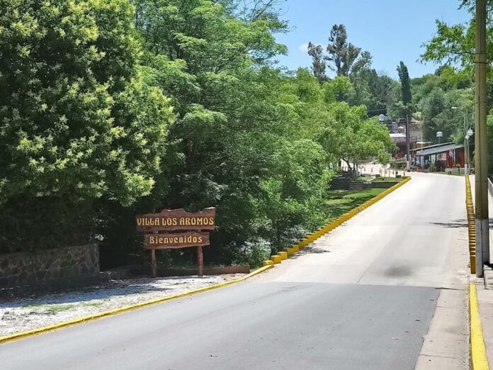 Ingreso a Villa Los Aromos (gentileza)