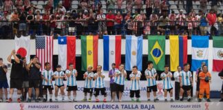 Fútbol Talla Baja: con dos altagracienses en el plantel, Argentina salió subcampeona de la Copa América