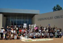 Cruz del Eje: comenzó el juicio a seis luchadores ambientales por una protesta pacífica contra la autovía de Punilla