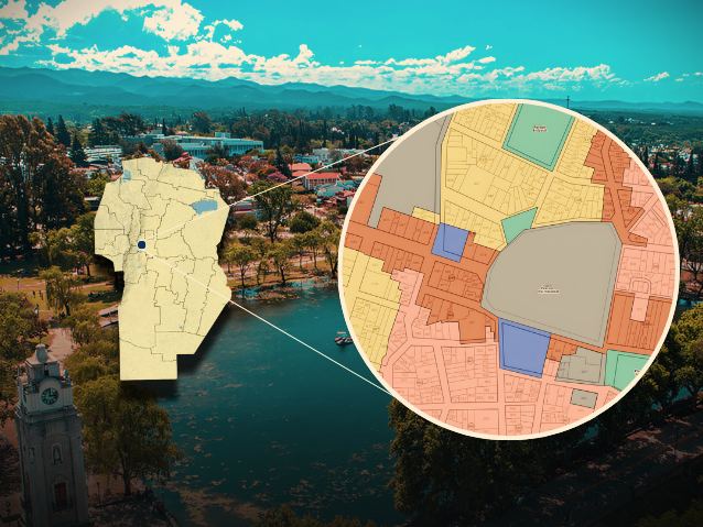 Mapa de Alta Gracia en Idecor